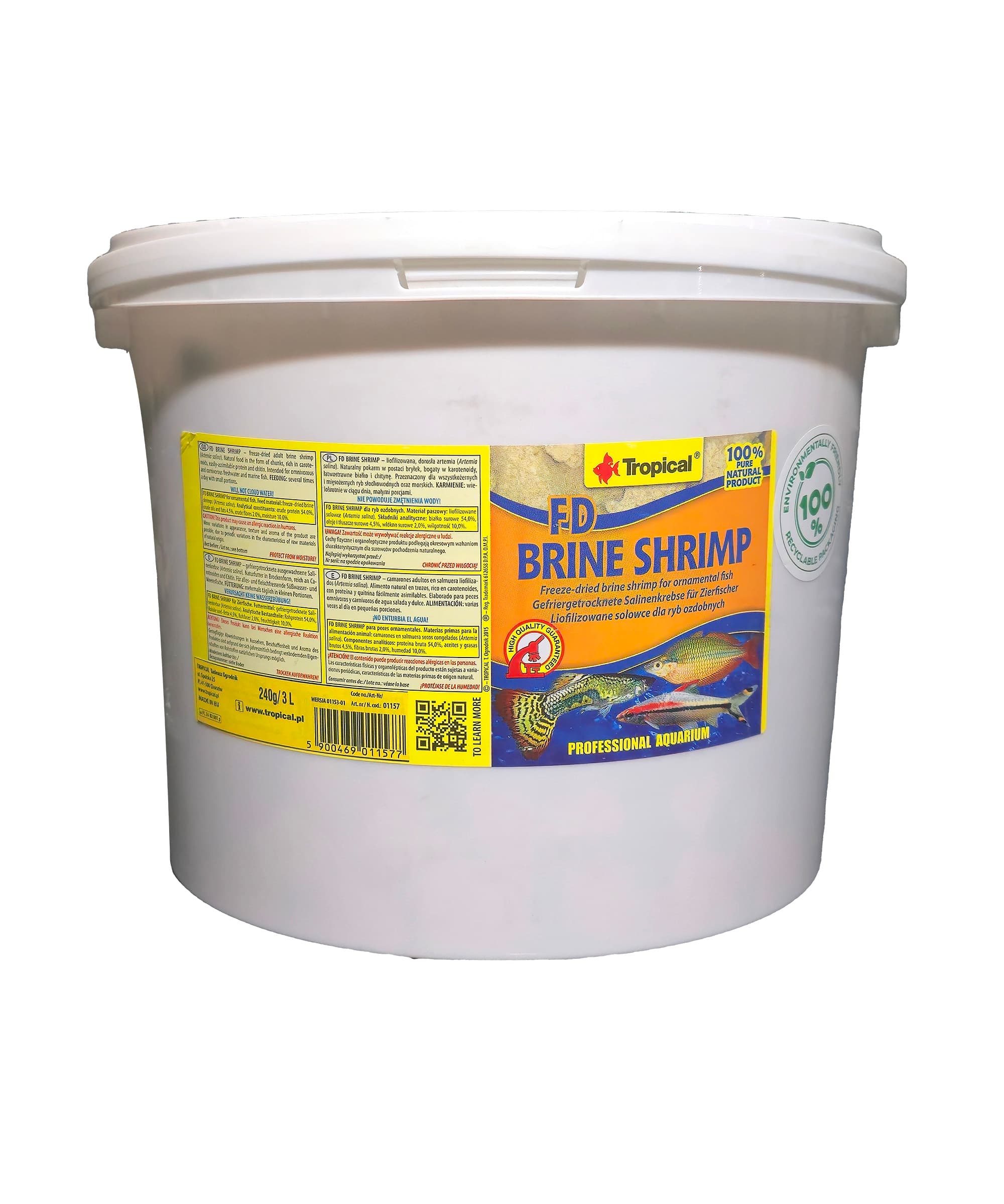 Tropical Fd Brine Shrimp 3L/240G