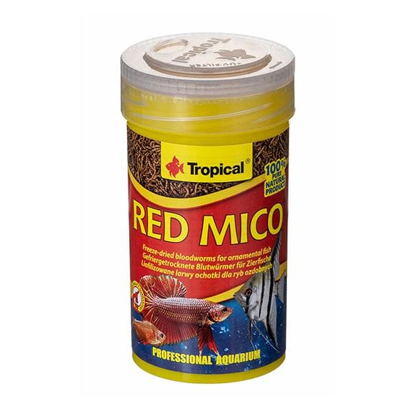 Tropical Red Mico 100ml/8Gr Kurutulmuş ( Kurutulmuş Kan Kurdu )