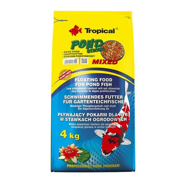 Tropical Pond Sticks Mixed 50Lt/4Kg ( Havuz Balığı Yemi )
