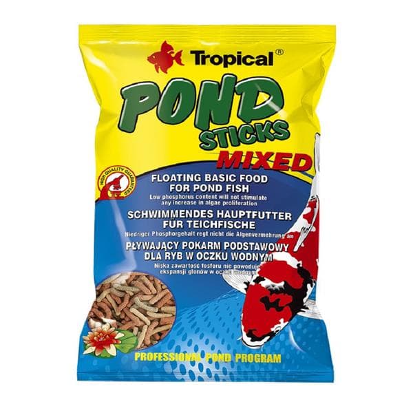 Tropical Pond Sticks Mixed Worms 1000ml/90Gr