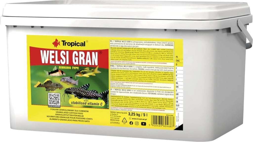 Tropical Welsi Gran 5Lt/3,25Kg