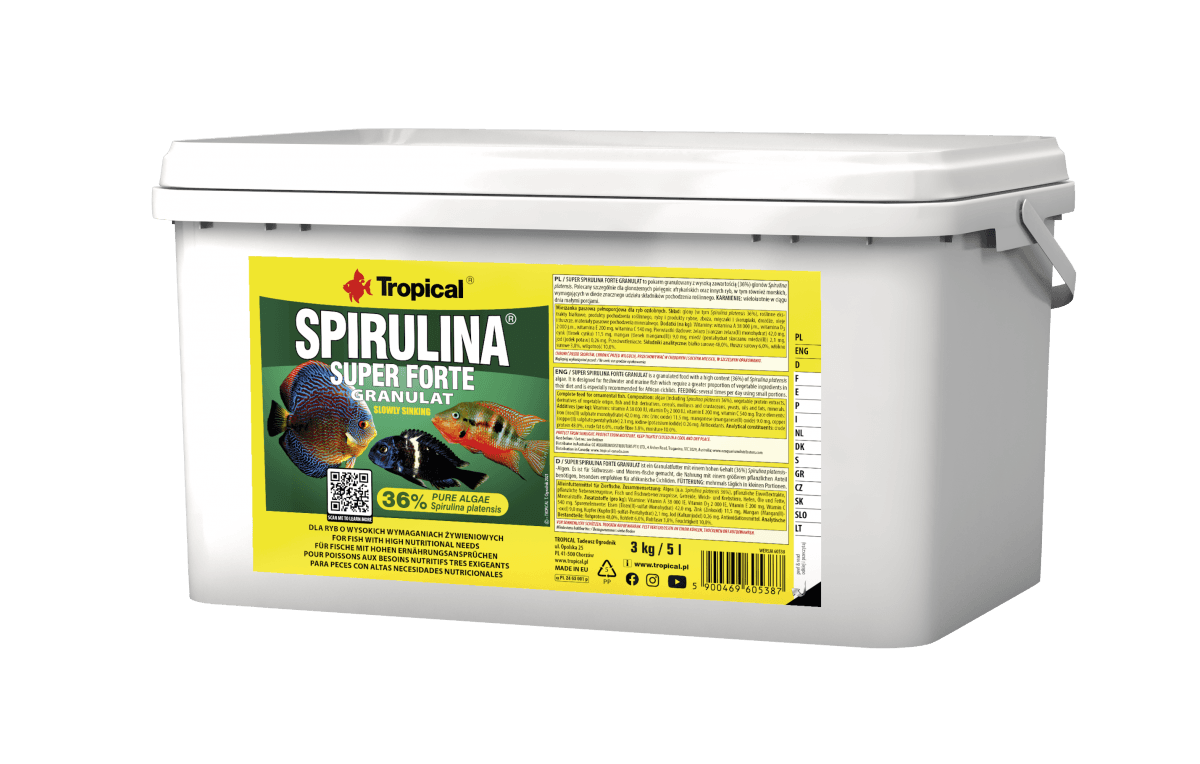 Tropical Super Spirulina Forte Gran 5Lt/3Kg