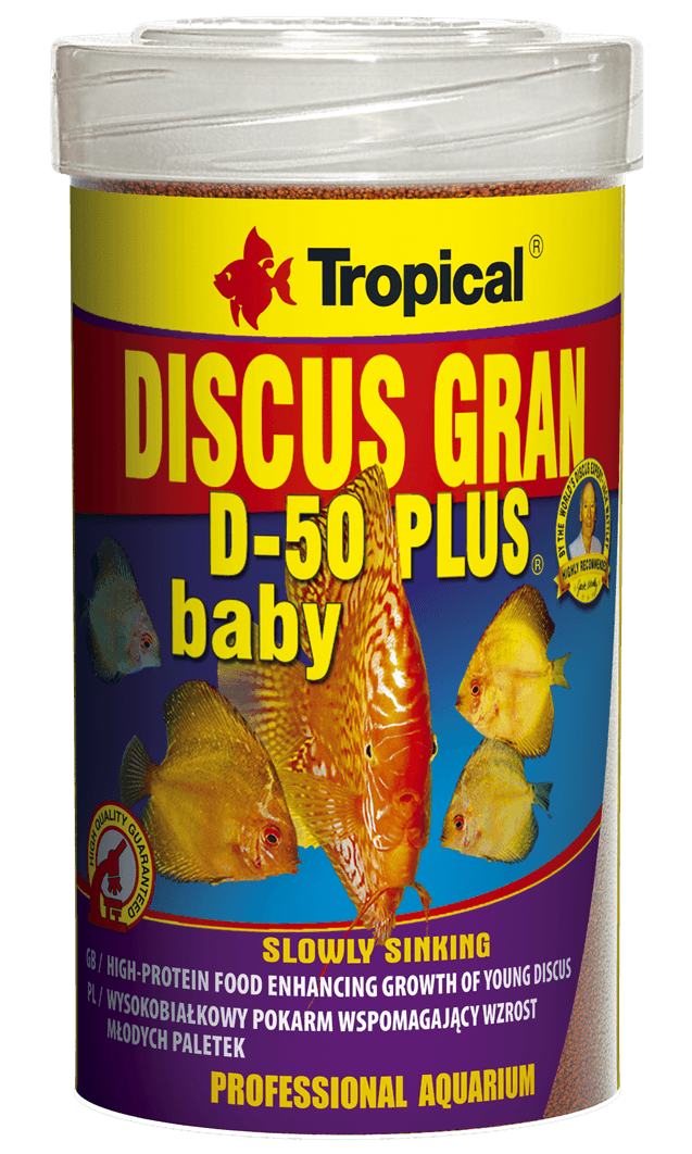 Tropical Discus Gran D-50 Plus Baby 250ml/130Gr