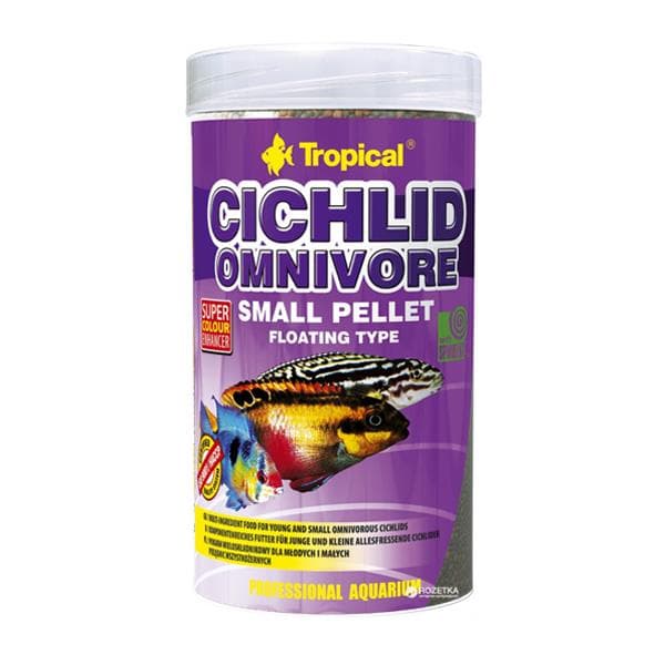 Tropical Cichlid Omnıvore Small Pellet 250ml/90Gr