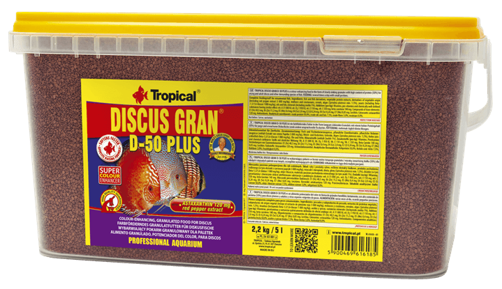 Tropical Discus Gran D-50 Plus 5Lt/2,2Kg