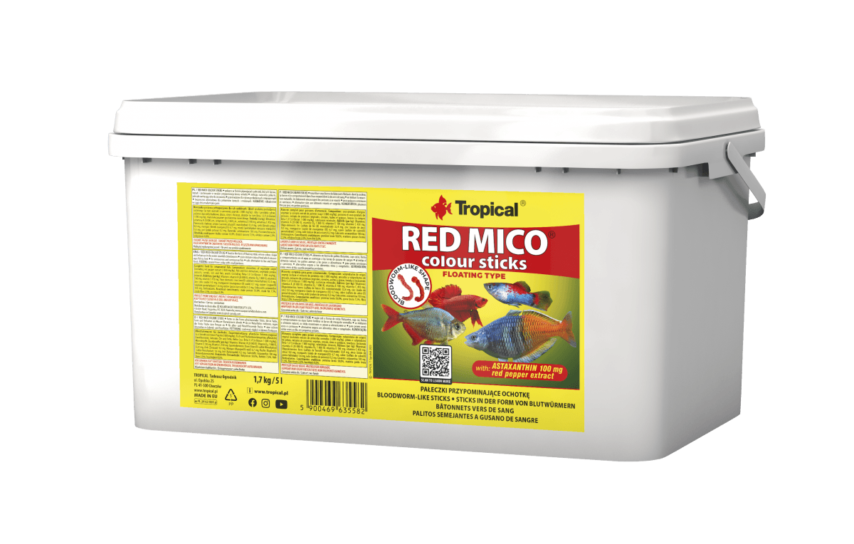 Tropical Red Mico Colour Sticks 5L/1,7Kg