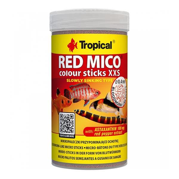 Tropical Red Mico Colour Sticks XXS 100ml/50Gr