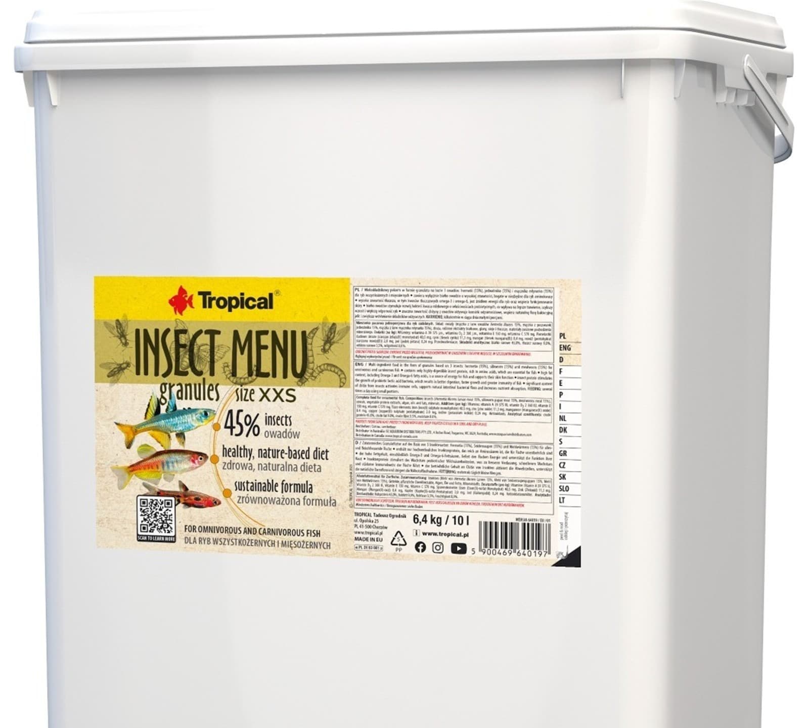 Tropical Insect Menu Gran XXS 10L/6,4Kg