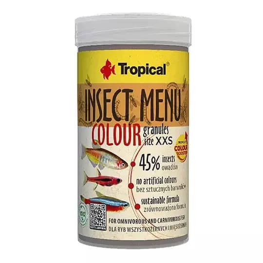 Tropical Insect Menu Colour Granules Size XXS 250ml/160Gr