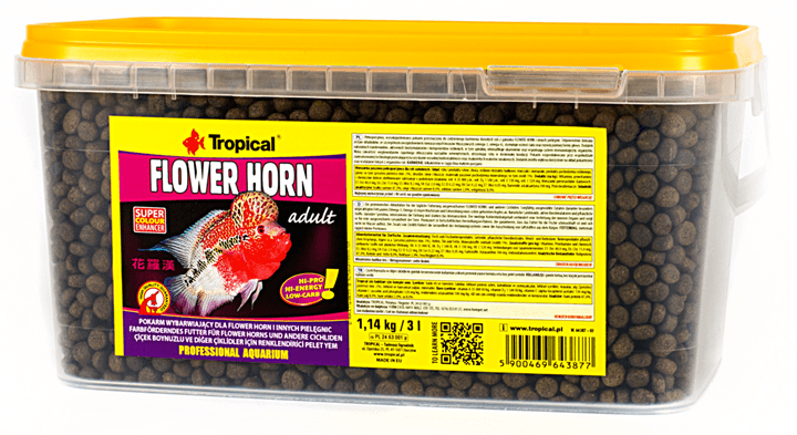 Tropical Flower Horn Adult Pellet 3Lt/1,14Kg