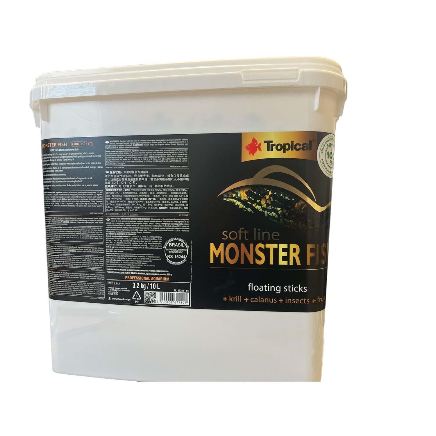 Tropical Soft Line Monster Fish 10Lt/3,2Kg