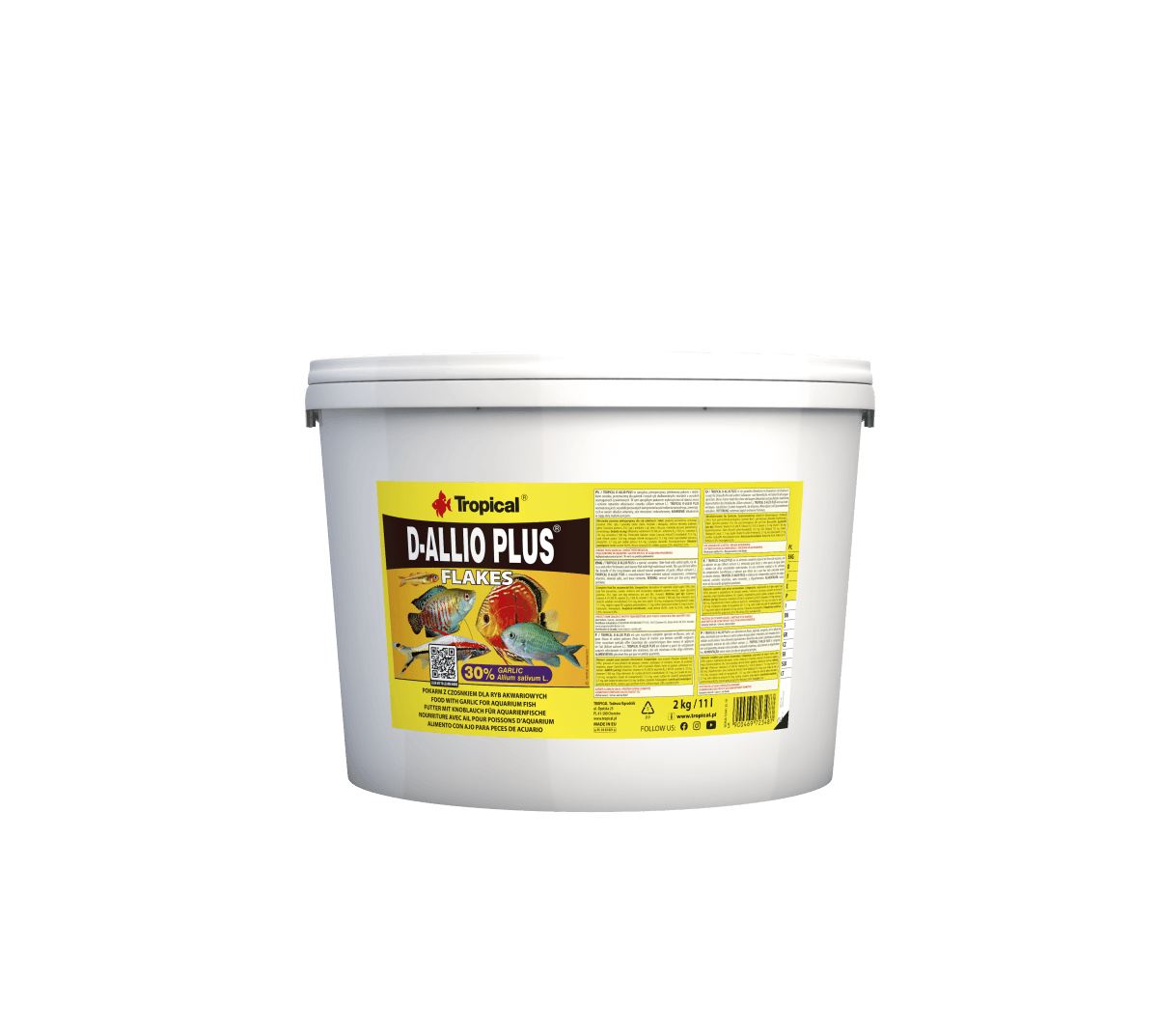 Tropical D-Allio Plus Flakes 11Lt/2Kg