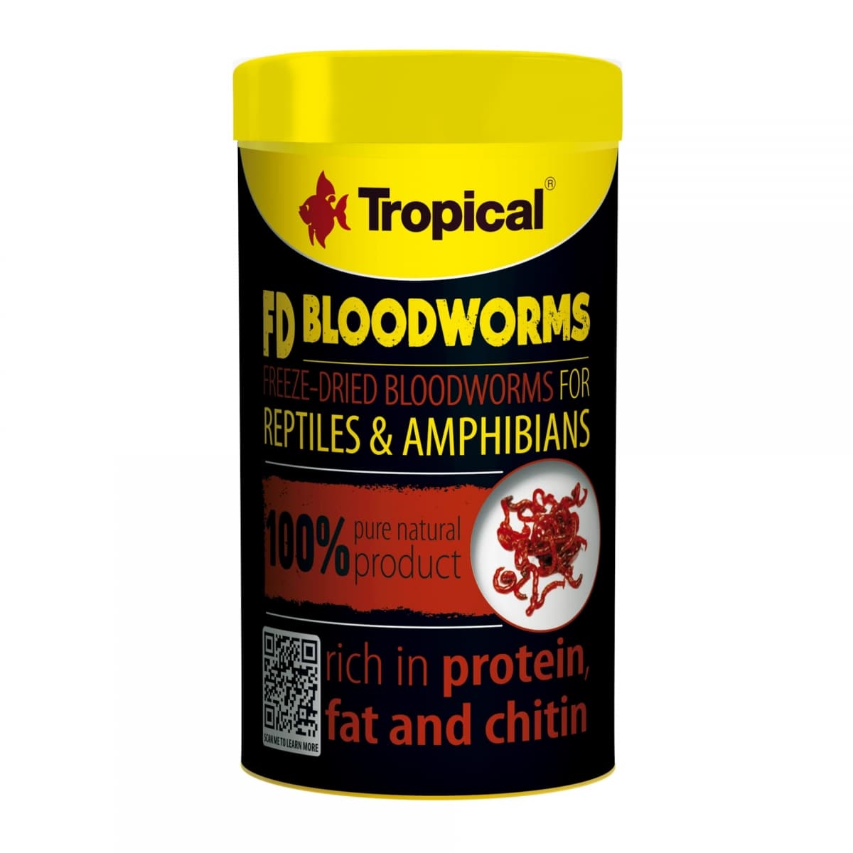 Tropical FD Blood Worms 100ml/7Gr ( Kurutulmuş Kan Kurdu )