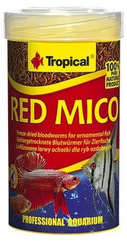 Tropical Red Mico 100ml/8Gr Kurutulmuş ( Kurutulmuş Kan Kurdu )
