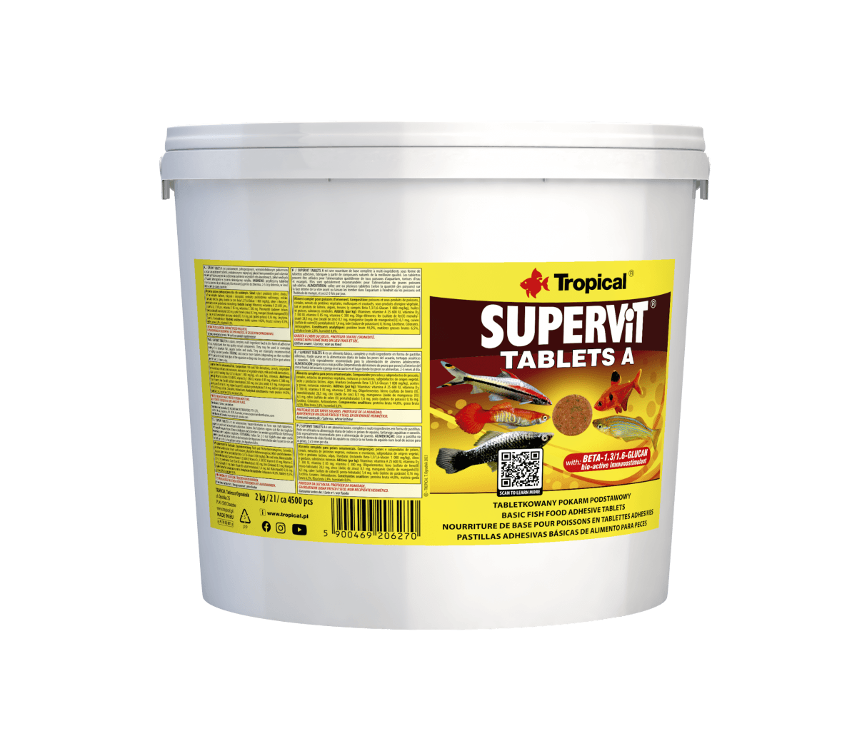 Tropical SuperVit Tablets A 2Kg - 4500 Adet
