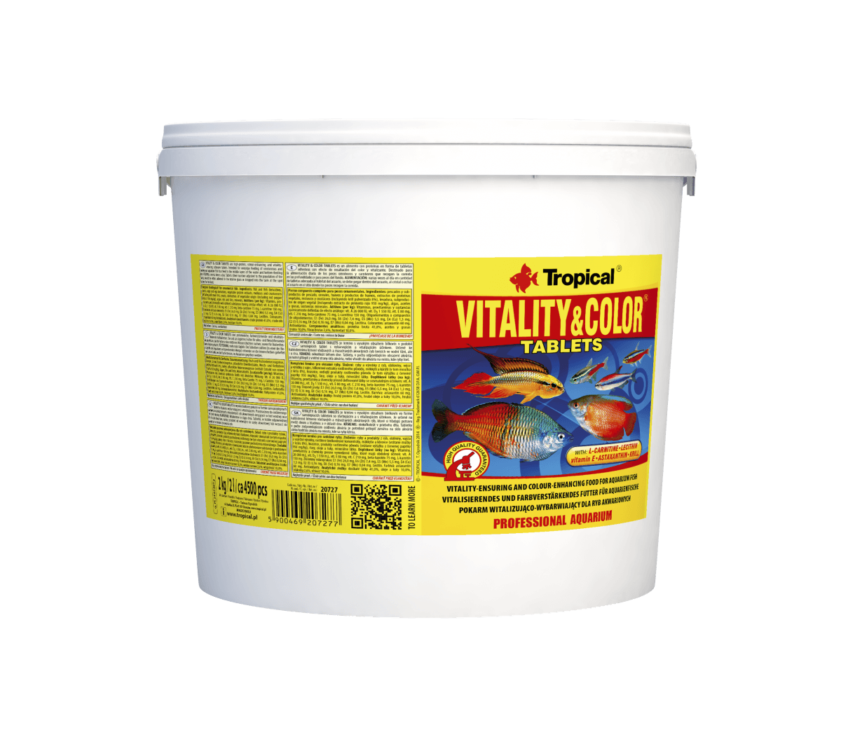 Tropical Vitality&Color Tablets 2Kg - 4500 Adet