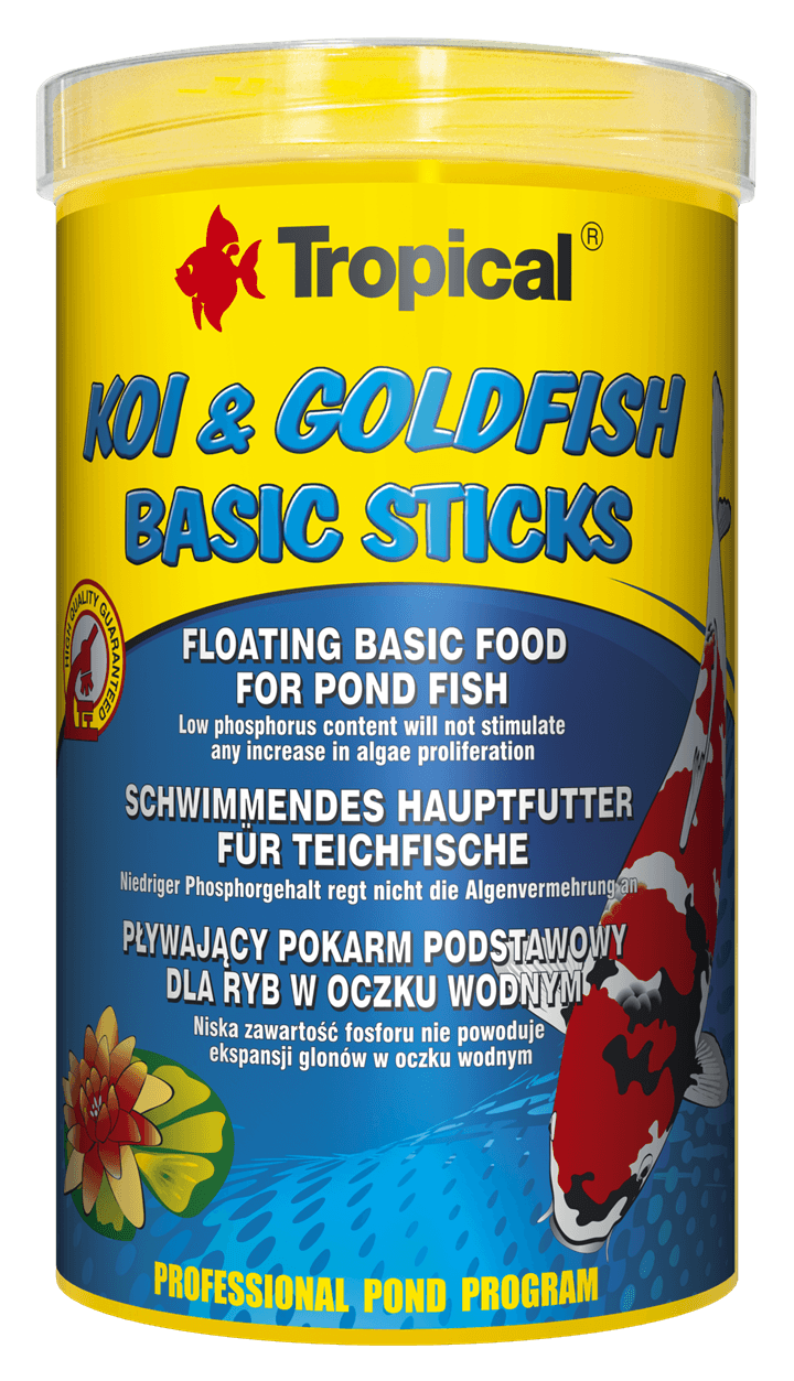 Tropical Koi&Goldfish Basic Sticks Wor. 1000ml/90Gr
