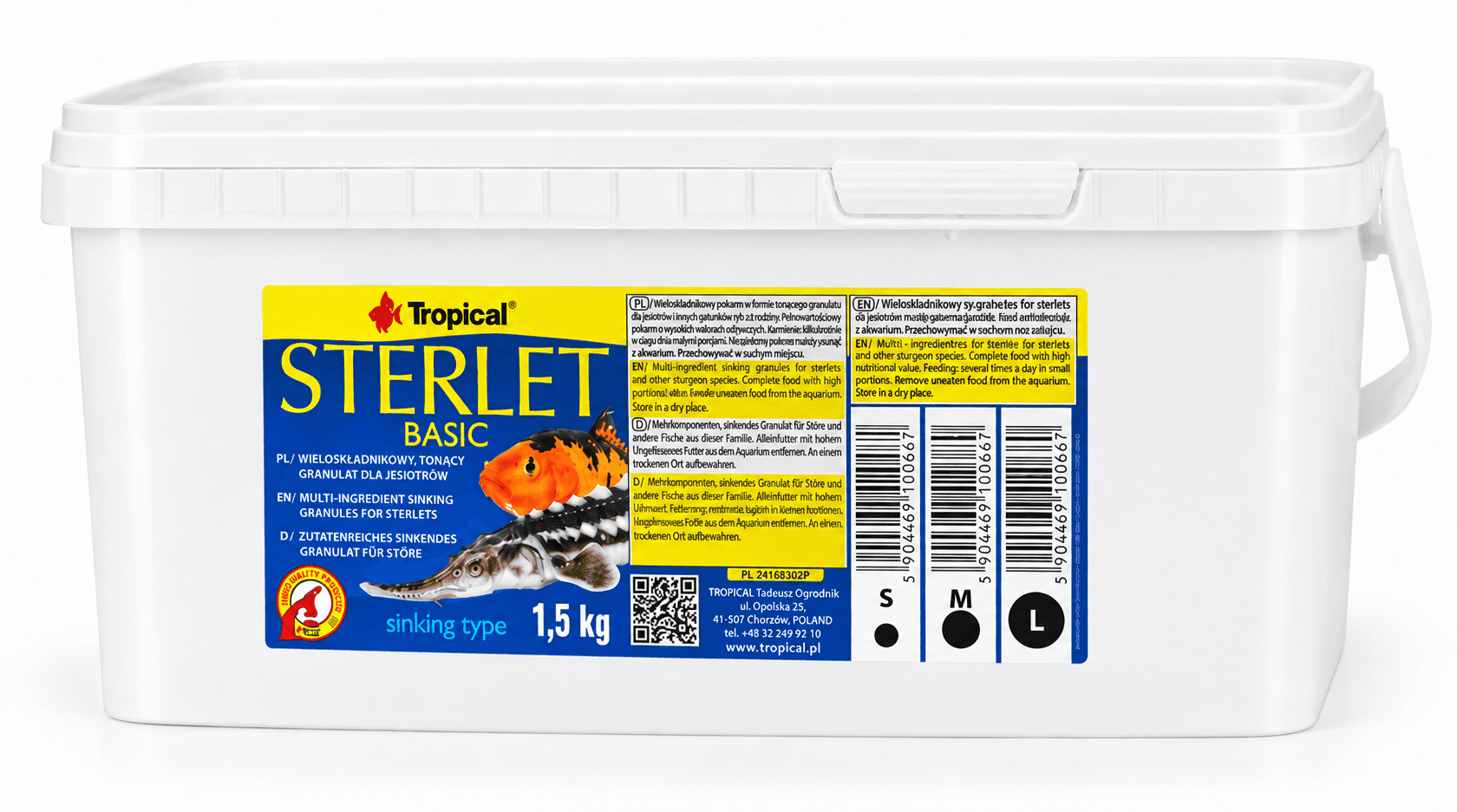 Tropical Sterlet Basic M 3Lt/1,5Kg