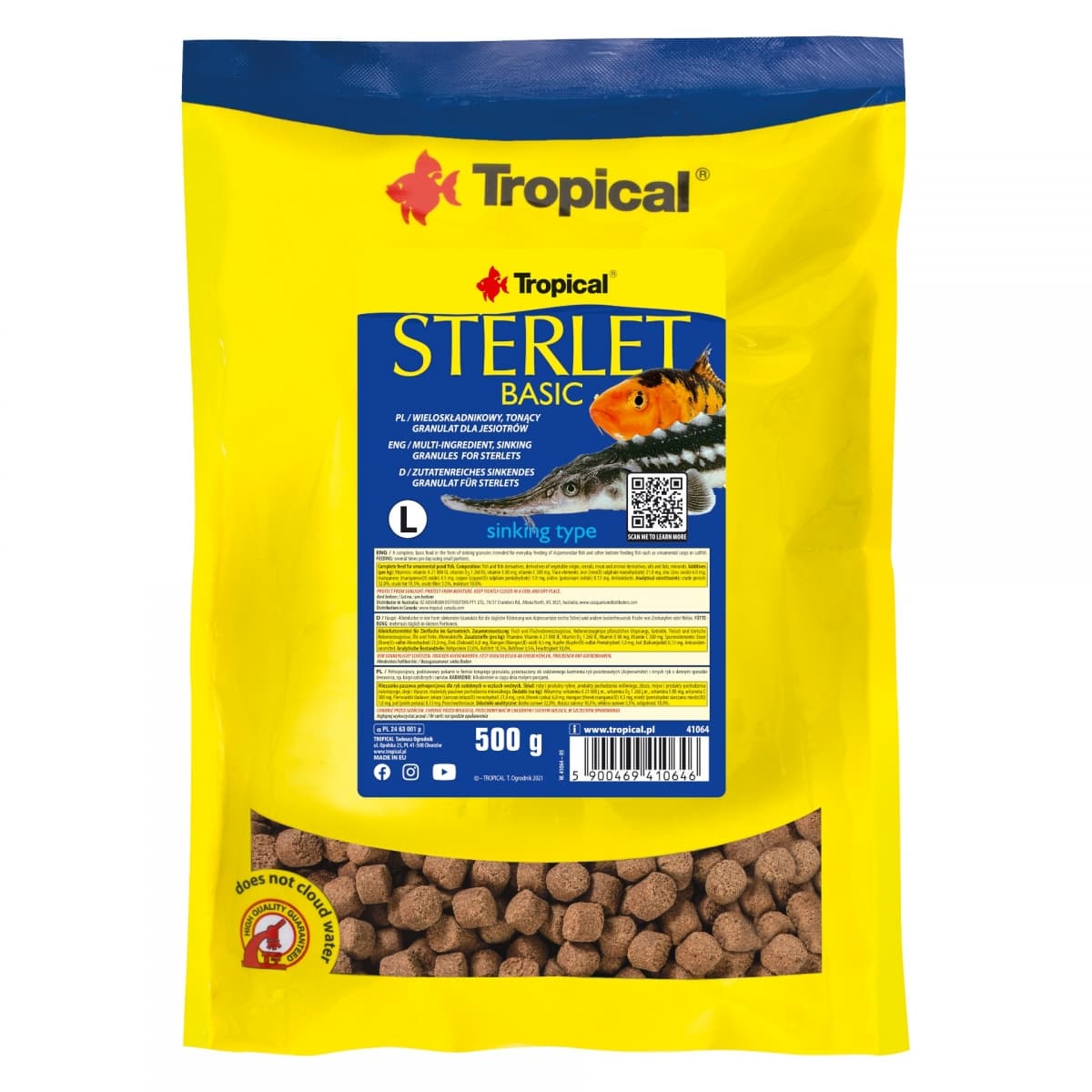 Tropical Sterlet Basic L Wor. 1000 Ml / 500Gr