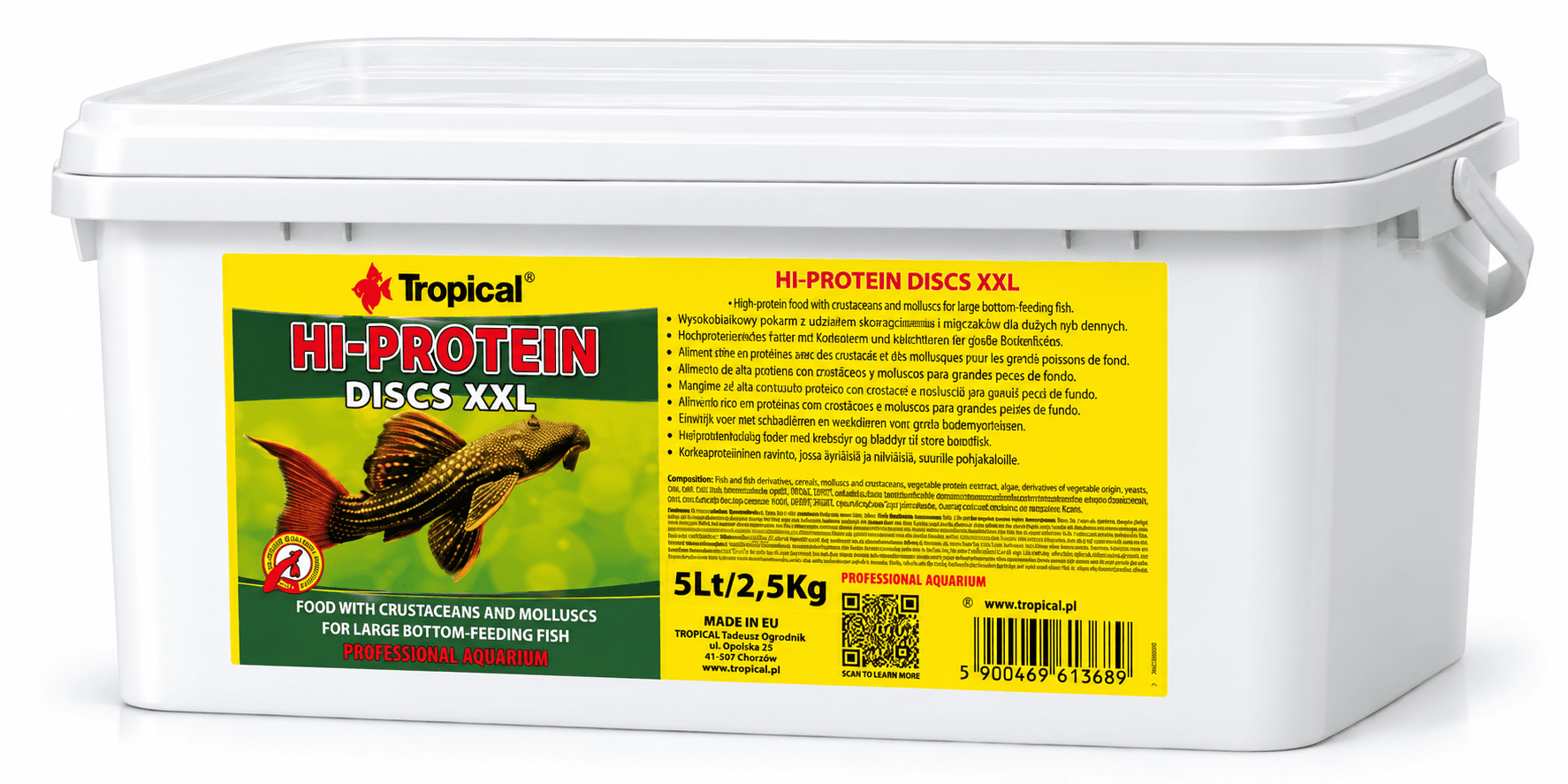 Tropical Hi-Protein Discs XXL 5Lt/2,5Kg