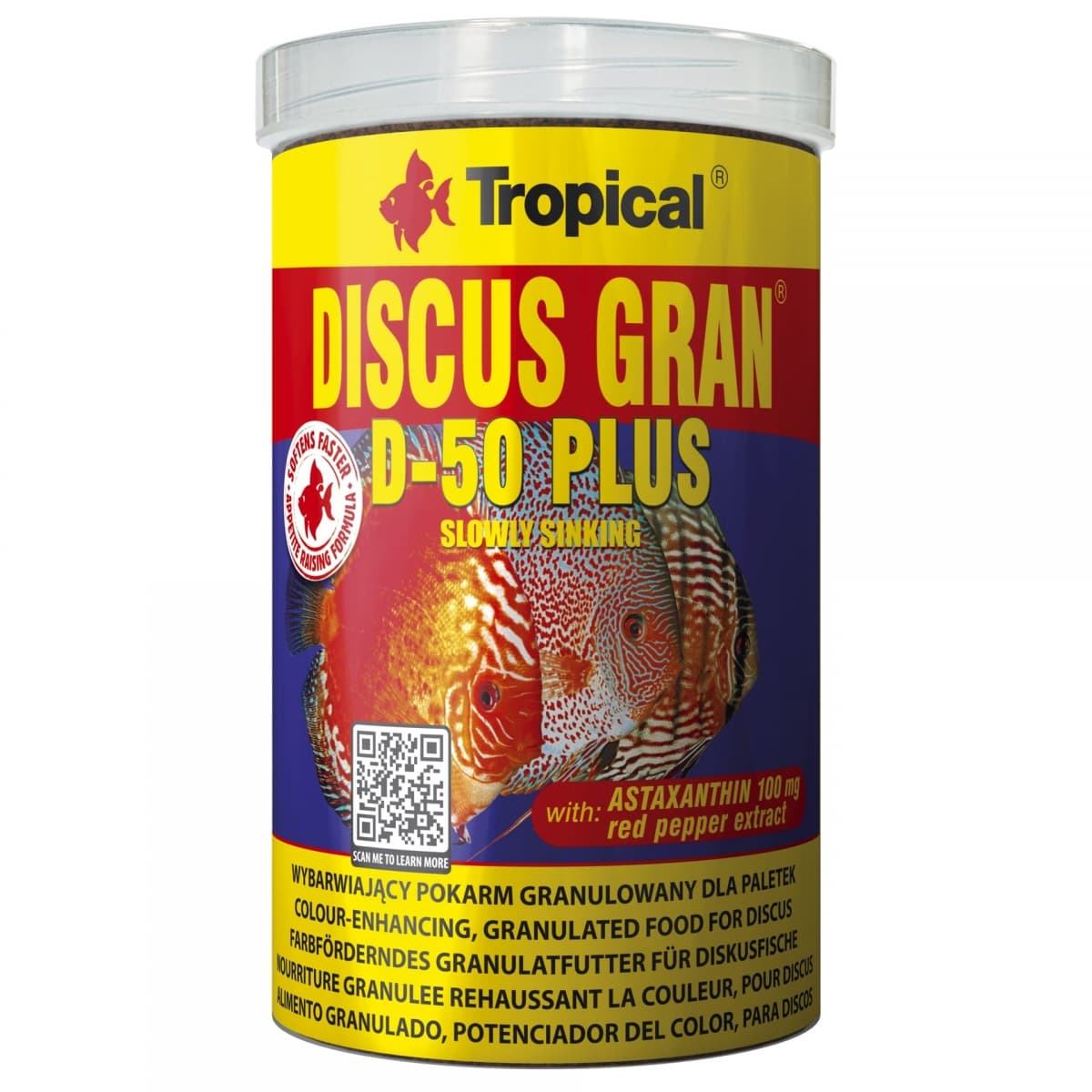 Tropical Discus Gran D-50 Plus 250ml/110Gr