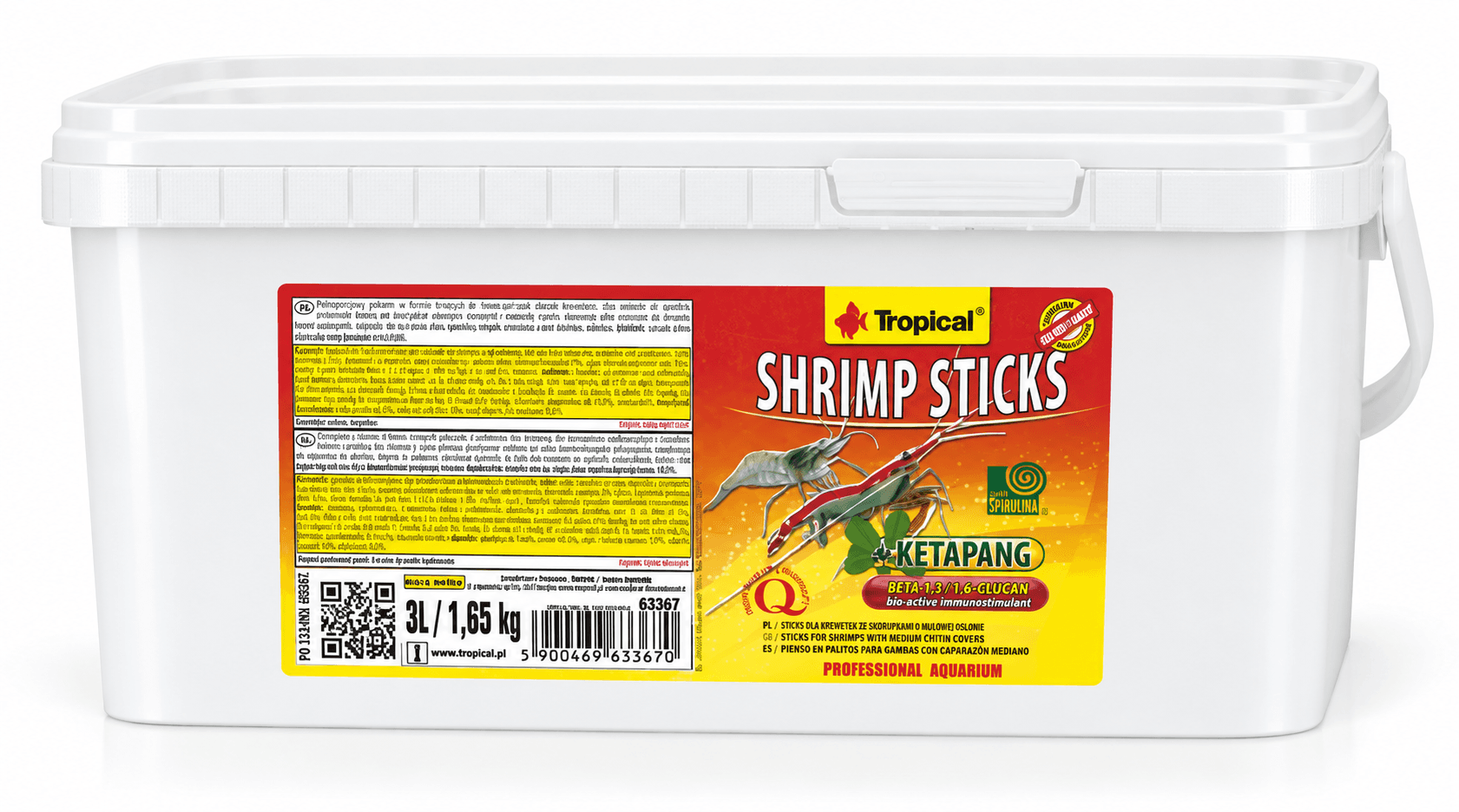 Tropical Shrimp Sticks 3Lt/1,65Kg