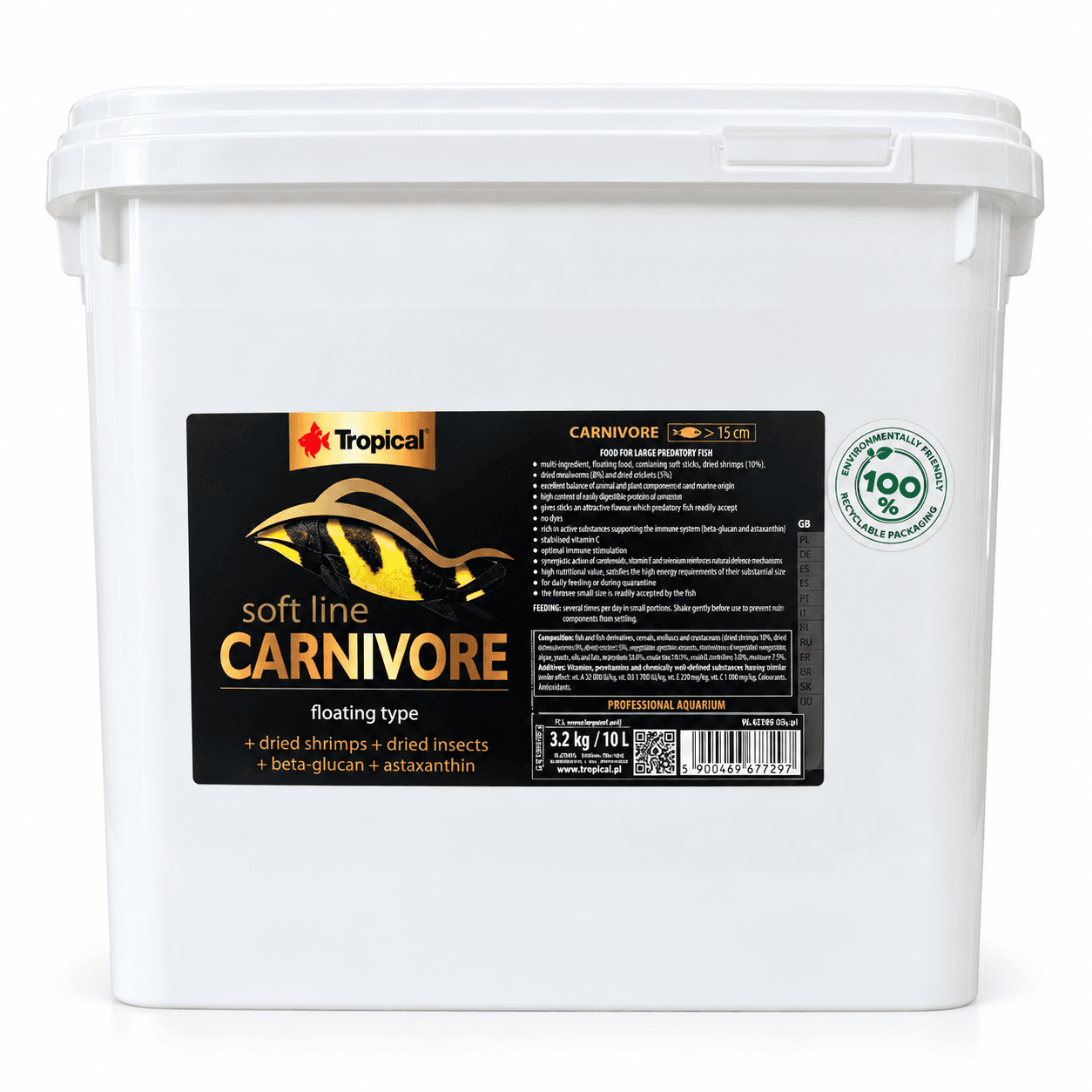 Tropical Soft Line Carnivore 10Lt/3,2Kg