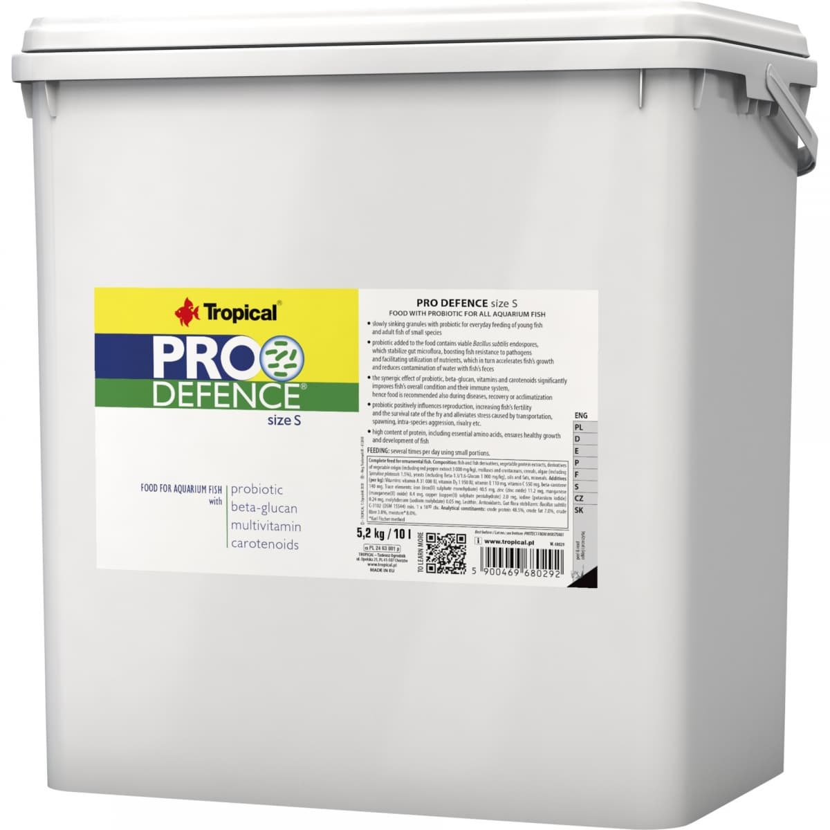 Tropical Pro Defence Size S 10Lt/5,20Kg