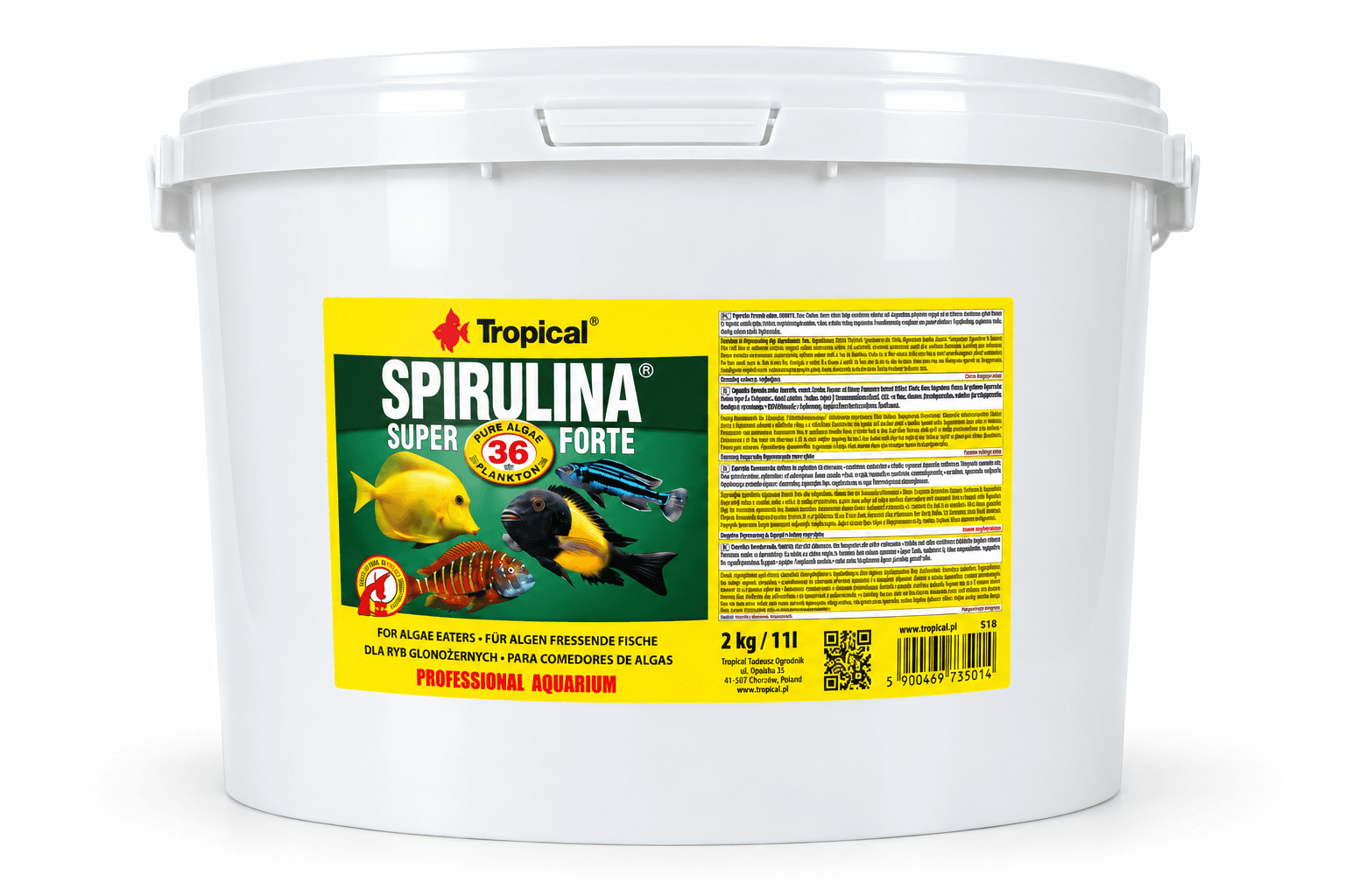 Tropical Super Spirulina Forte 11Lt/2Kg