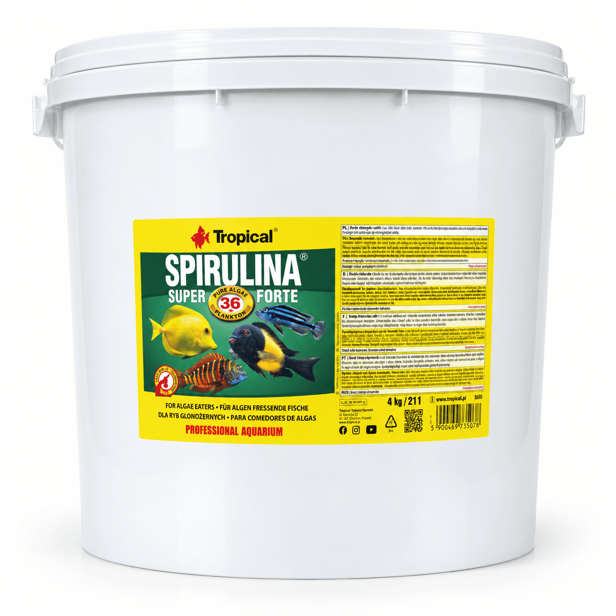 Tropical Super Spirulina Forte 21L/4Kg
