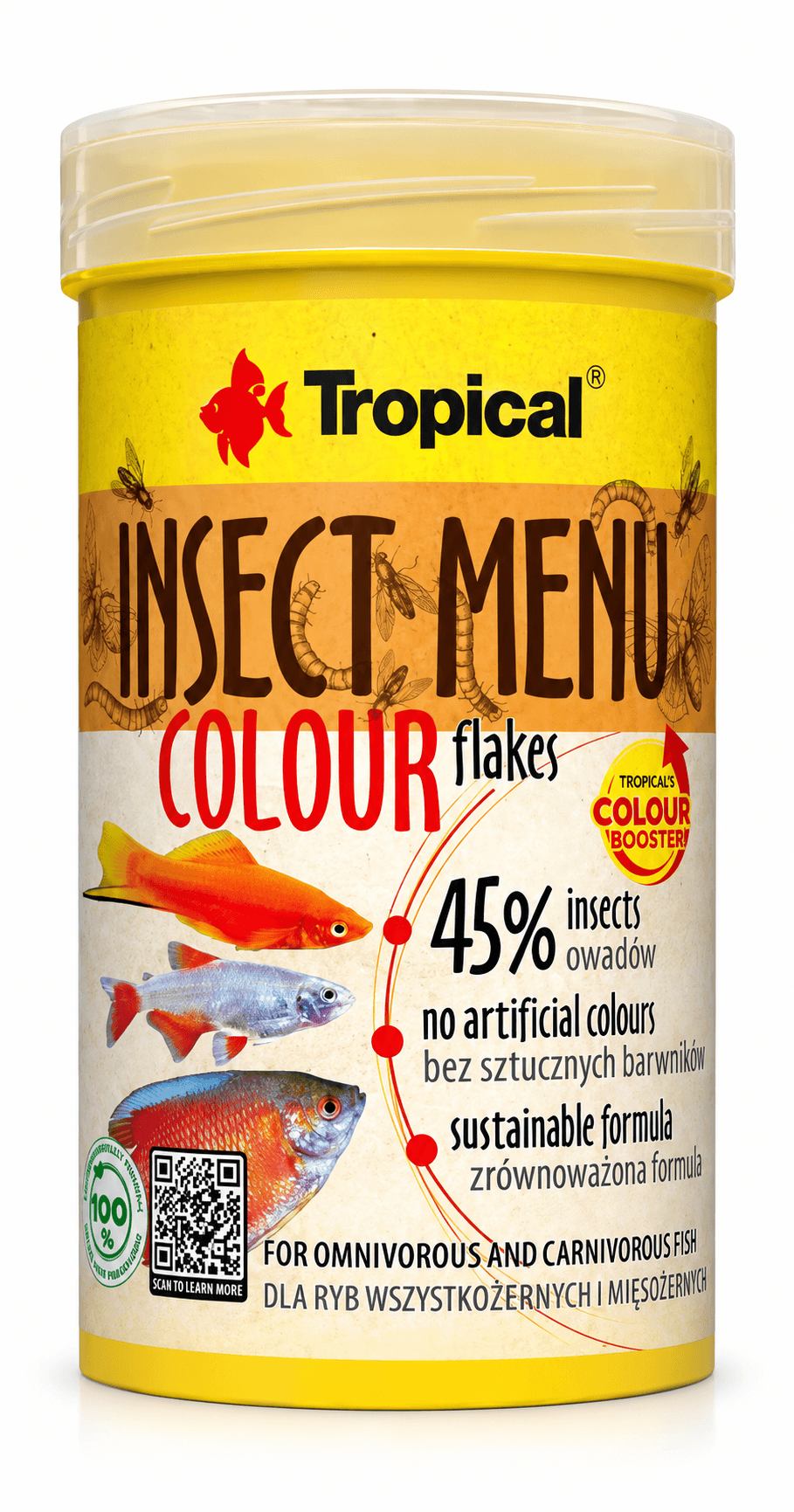 Tropical Insect Menu Colour Flakes 100ml/20Gr