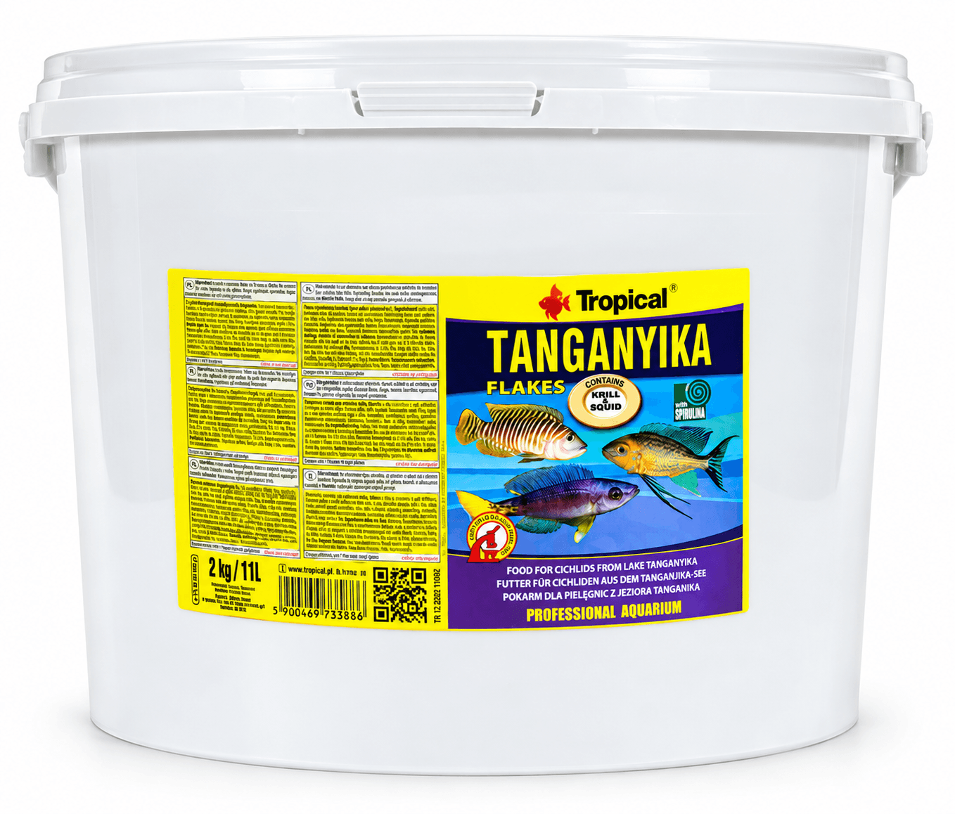 Tropical Tanganyika Flakes 11Lt/2Kg