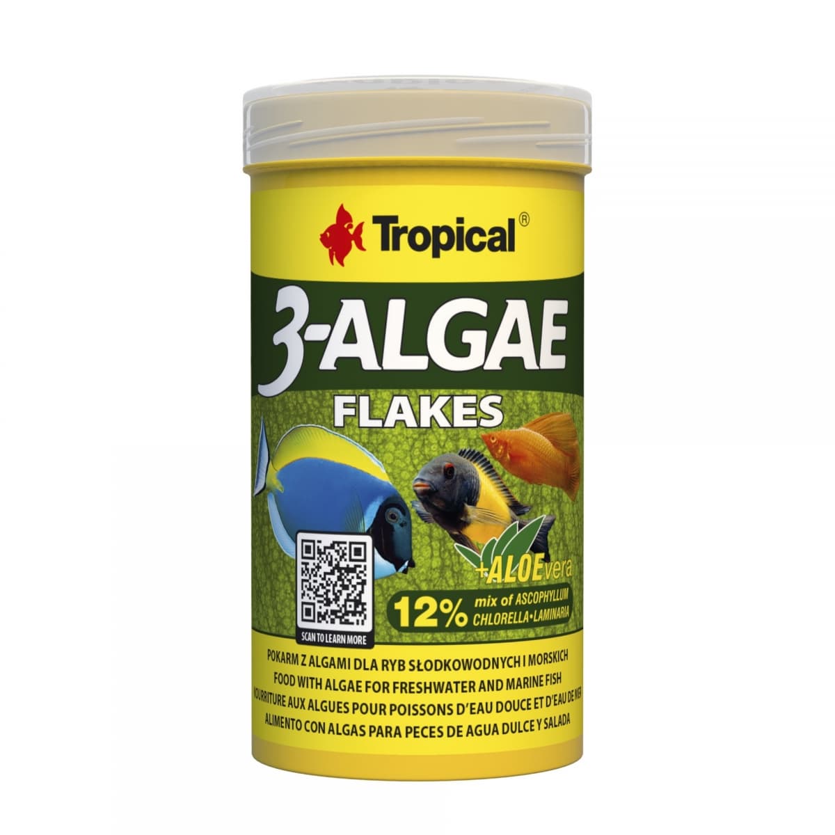 Tropical 3 Algae Flakes 250ml/50Gr