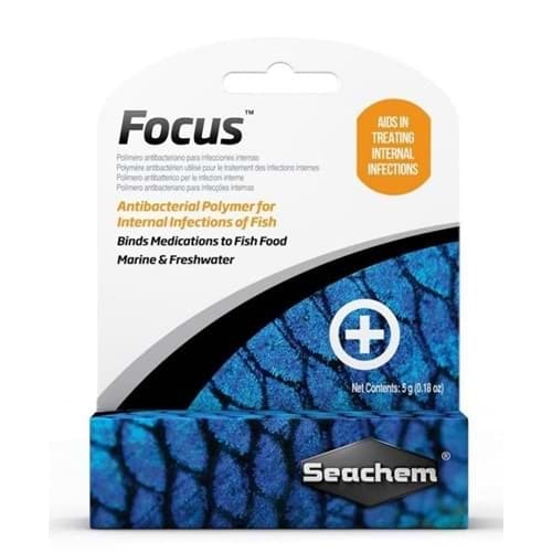 Seachem Focus™ Antibakteriyel Polimer İlaç Bağlayıcı 5g