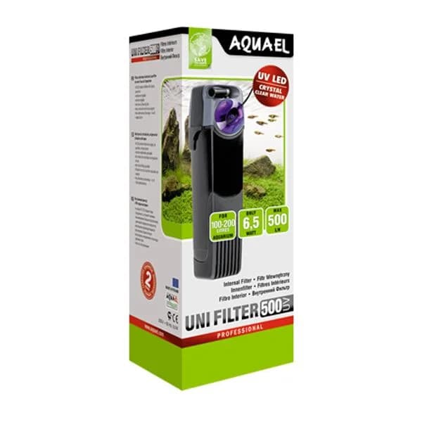 Aquael UniFilter 500 UV Power UV İç Filtre
