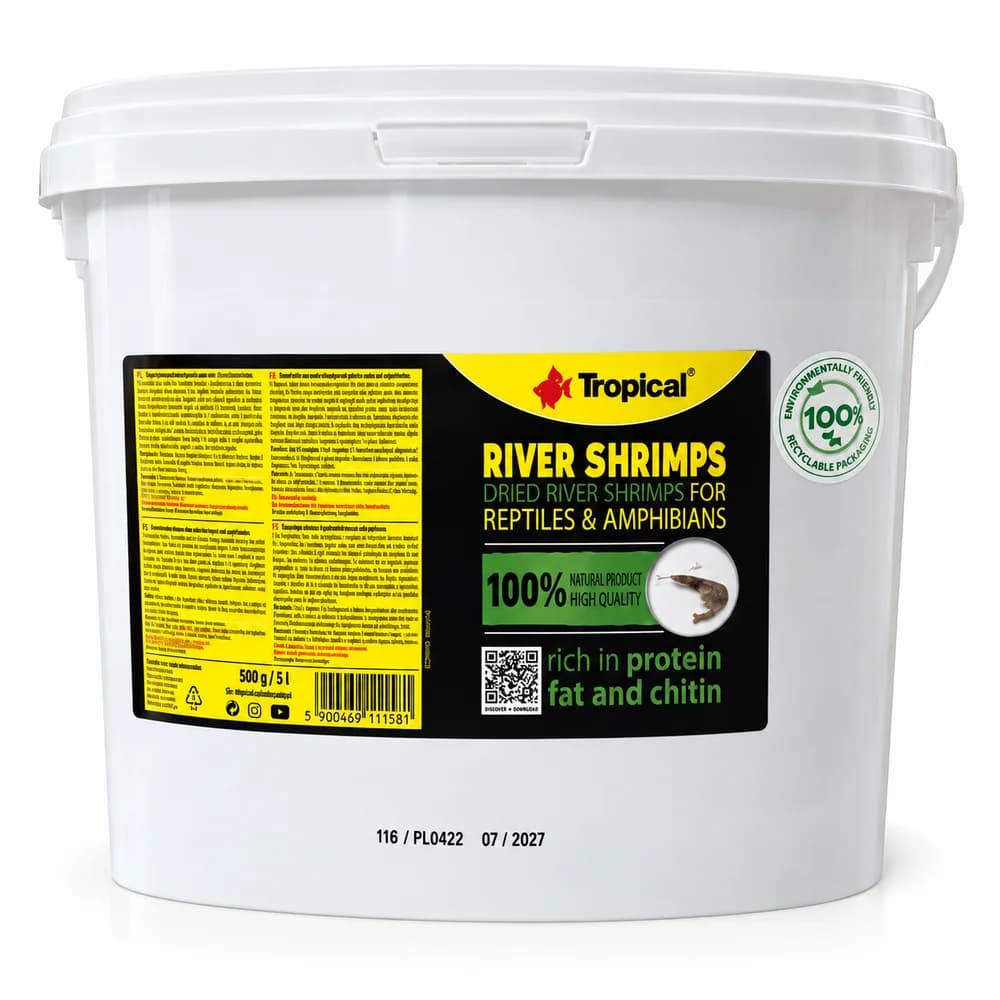Tropical River Shrimps 11Lt/1600Gr
