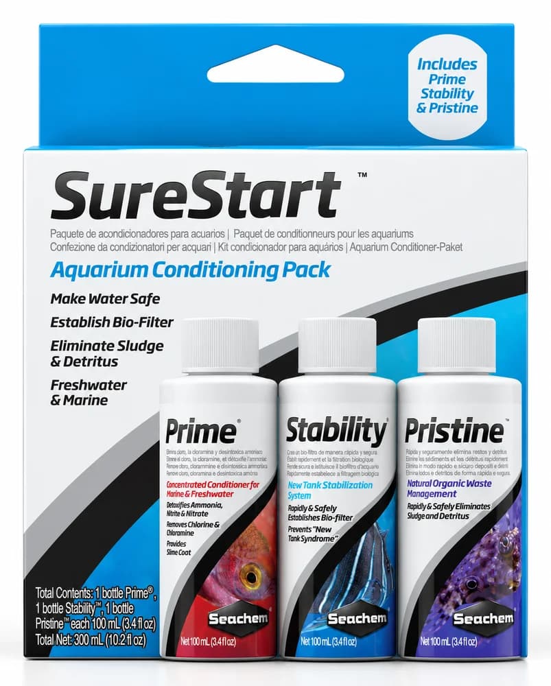 Seachem Sure Start Pack 100 ml Başlangıç Paketi