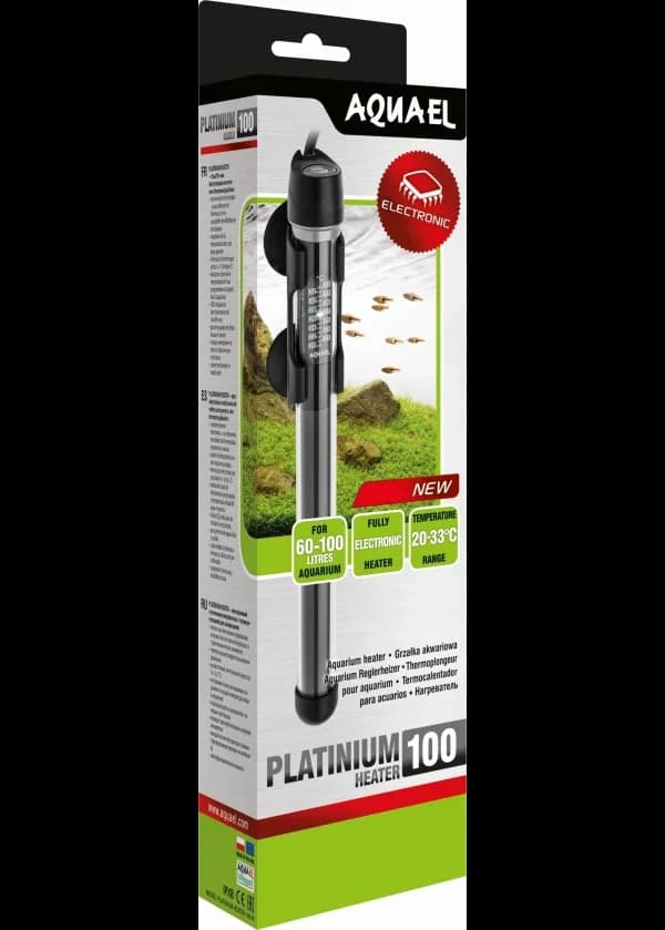 Aquael Glass Heater Platinium 100W Akvaryum Isıtıcısı