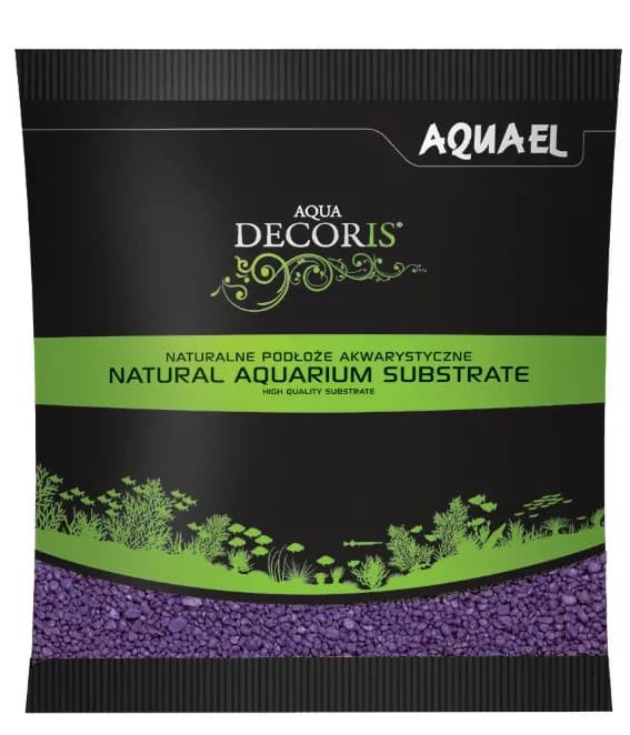 Aquael Gravel Decoris Mor Kum 1KG