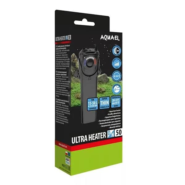 Aquael Ultra Heater D&N 50W Plastik Akvaryum Isıtıcısı