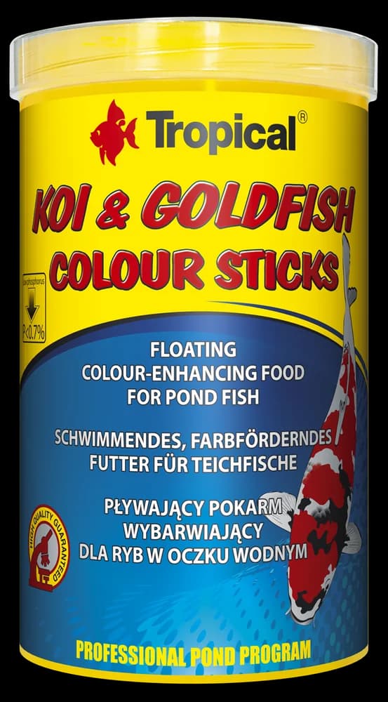 Tropical Koi&Goldfish Colour Sticks Wor.1000ml/90Gr