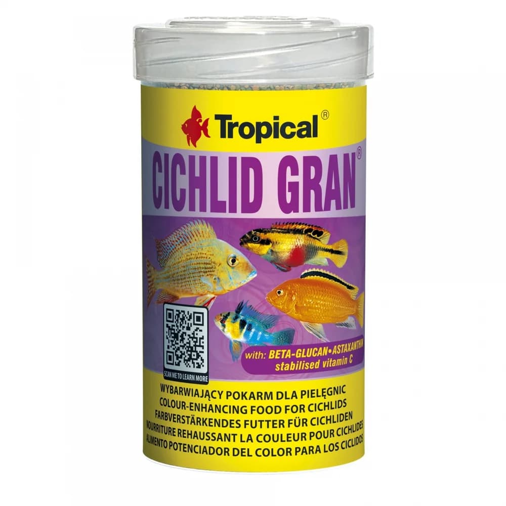 Tropical Cichlid Gran 100ml/55Gr