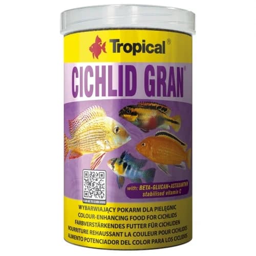 Tropical Cichlid Gran 1000ml/550Gr