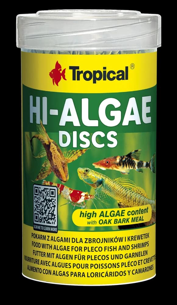 Tropical Hi Algae Discs 250ml/150G