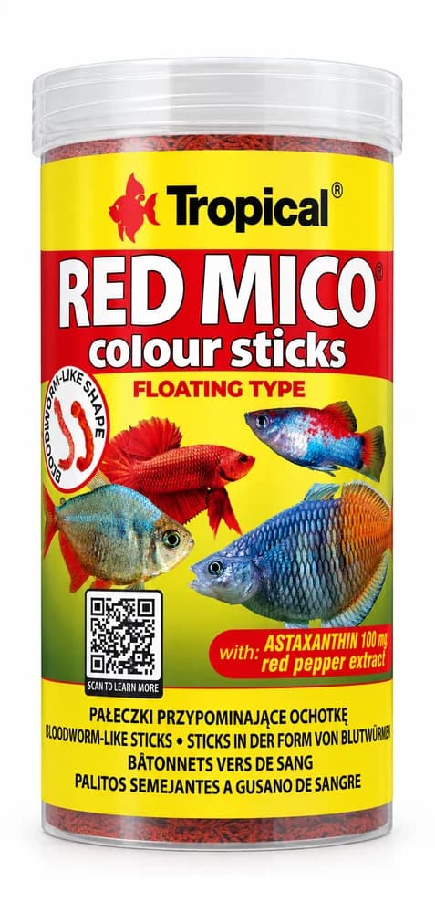 Tropical Red Mico Colour Sticks 250ml/80Gr