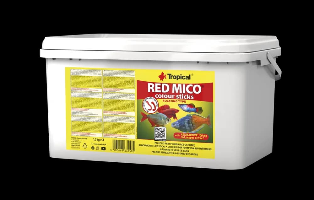 Tropical Red Mico Colour Sticks 5L/1,7Kg