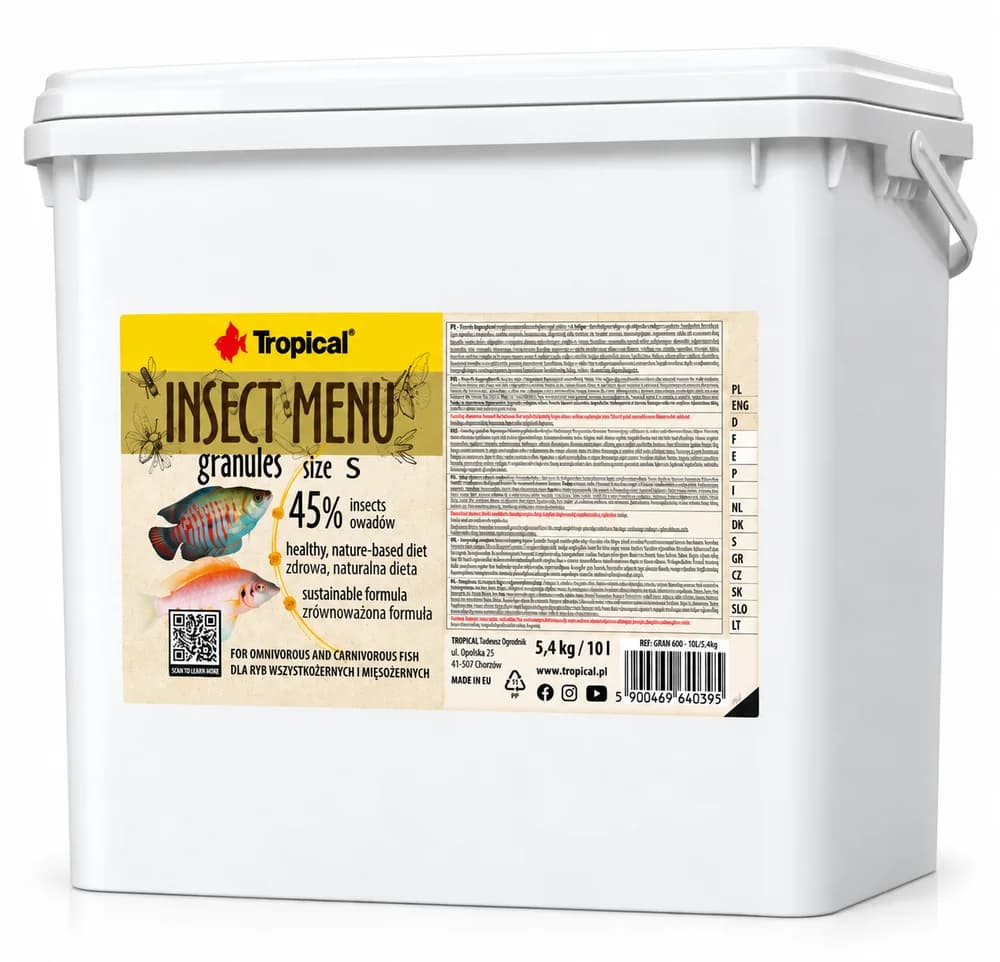 Tropical Insect Menu Gran S 10L/5,4Kg