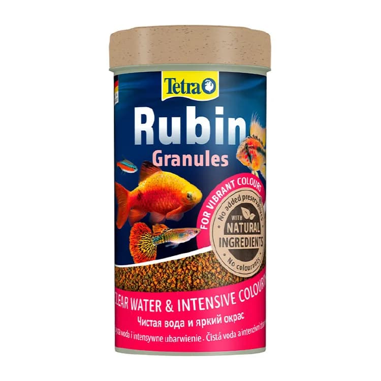 Tetra Rubin Granules Granül Renk Güçlendirici Balık Yemi – 250ML