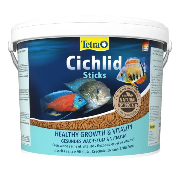 Tetra Cichlid Sticks Cichlid Çubuk Balık Yemi – 10LT