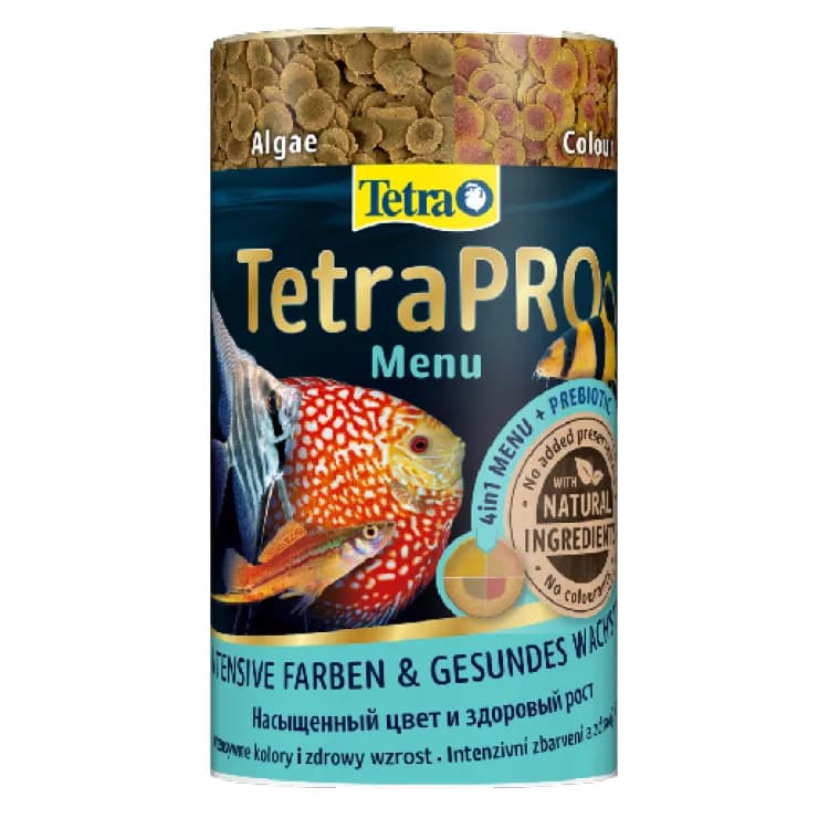 Tetra Pro Menu Tropikal Pul Balık Yemi – 250ML
